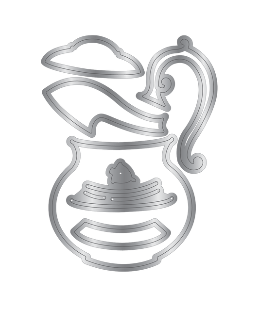 Sara Signature The Gilded Age Die & Stencil Set - Teapot