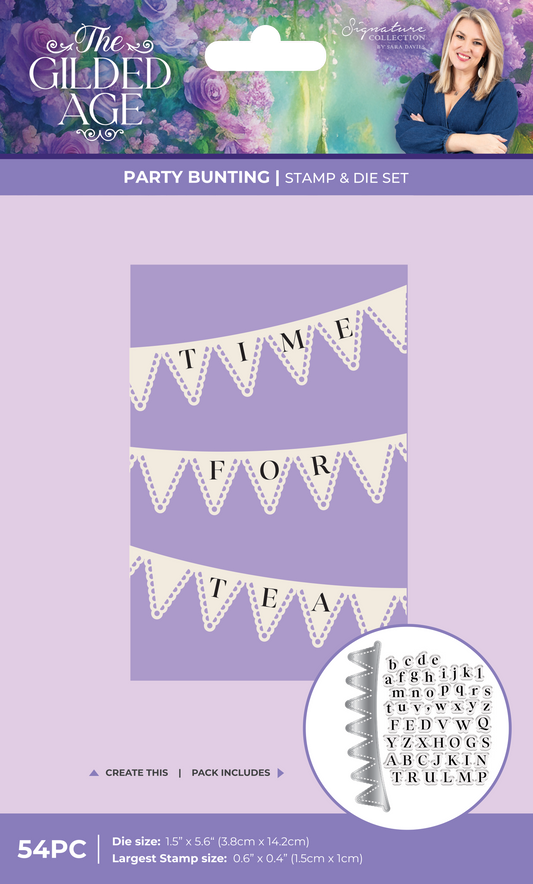 Sara Signature The Gilded Age Stamp & Die - Party Bunting