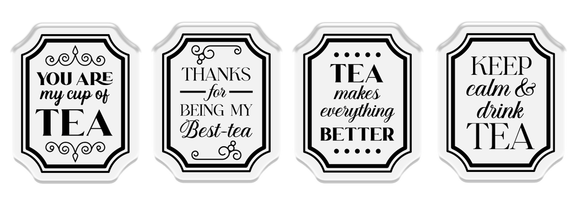 Sara Signature The Gilded Age Stamp, Die & Stencil Set - Tea Bag