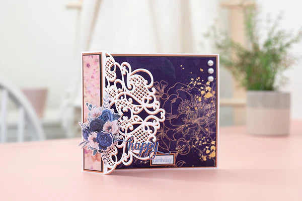 Sara Signature Floral Elegance 6” x 6” Decoupage Pad