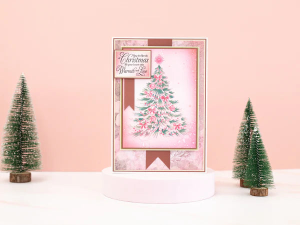Sara Signature Christmas Rose 2D Embossing Folder 5” x 7”  - O’ Christmas Tree