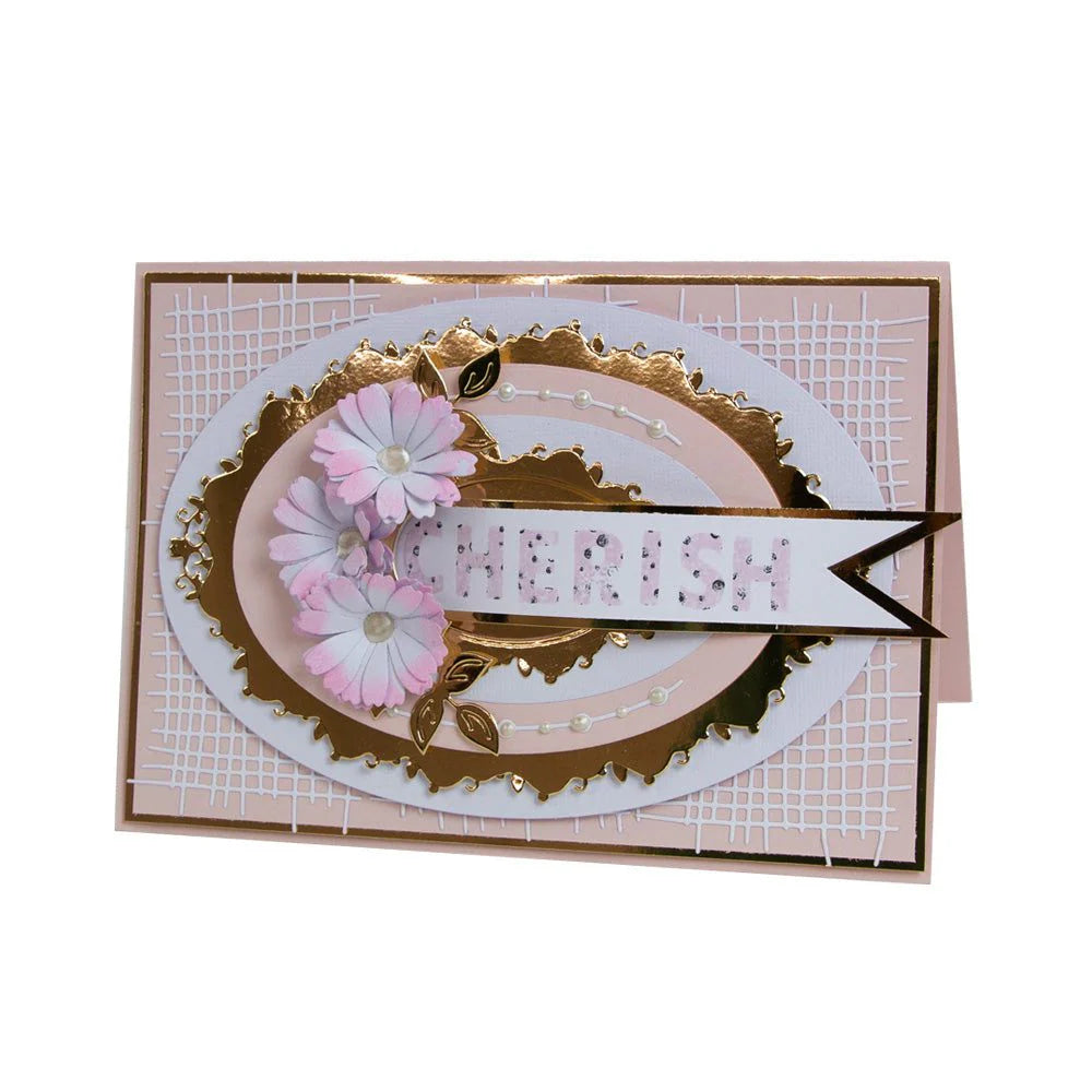 Distressed Strips 6"x8"/A5 Stamp Set - 5593e