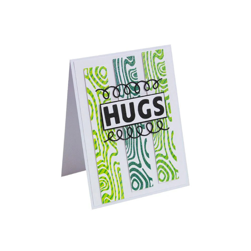 Distressed Strips 6"x8"/A5 Stamp Set - 5593e