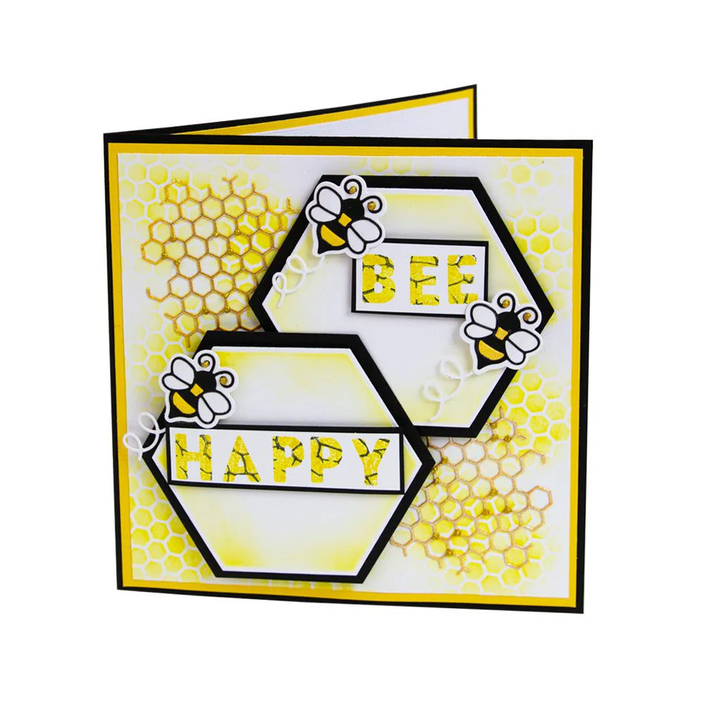 Distressed Strips 6"x8"/A5 Stamp Set - 5593e
