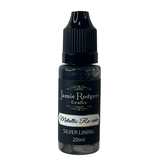 Jamie Rodgers Crafts - Metallic Re-Inkers - Silver Lining