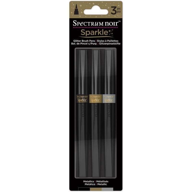 Spectrum Noir Sparkle Pens 3pc Set - Metallics