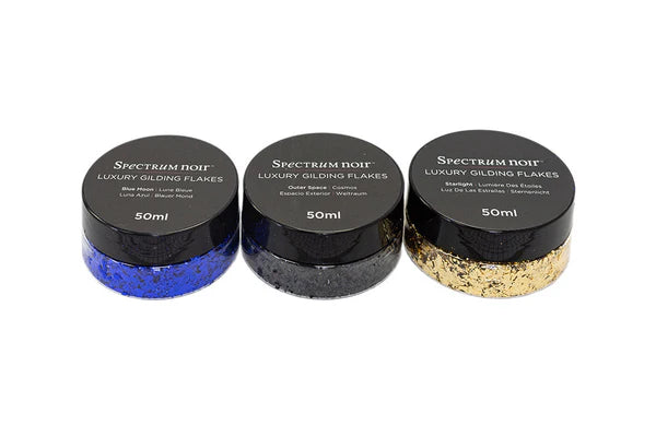 Spectrum Noir 50ml Luxury Gilding Flakes - Cosmic (3PC)
