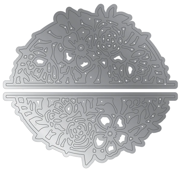 Crafter's Companion Stamp & Die - Floral Note