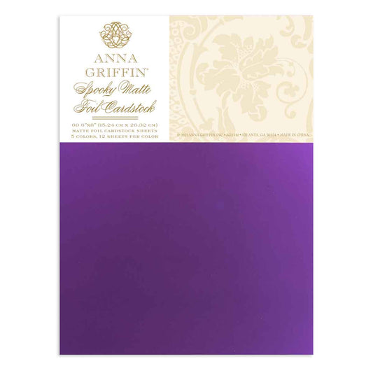 Spooky Matte Foil Cardstock