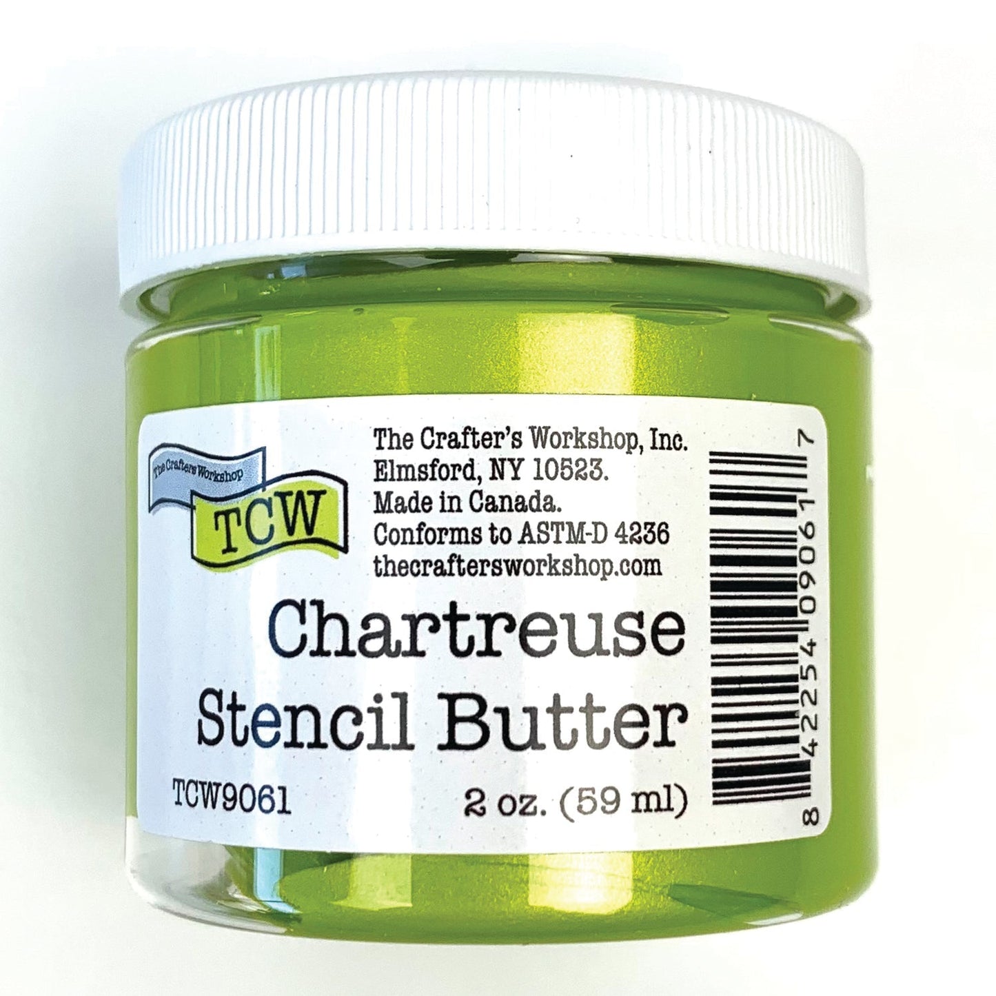 The Crafters Workshop (TCW) Stencil Butter 2 oz - Chartreuse