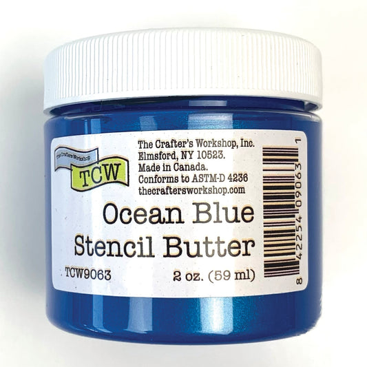 The Crafters Workshop (TCW) Stencil Butter 2 oz - Ocean Blue