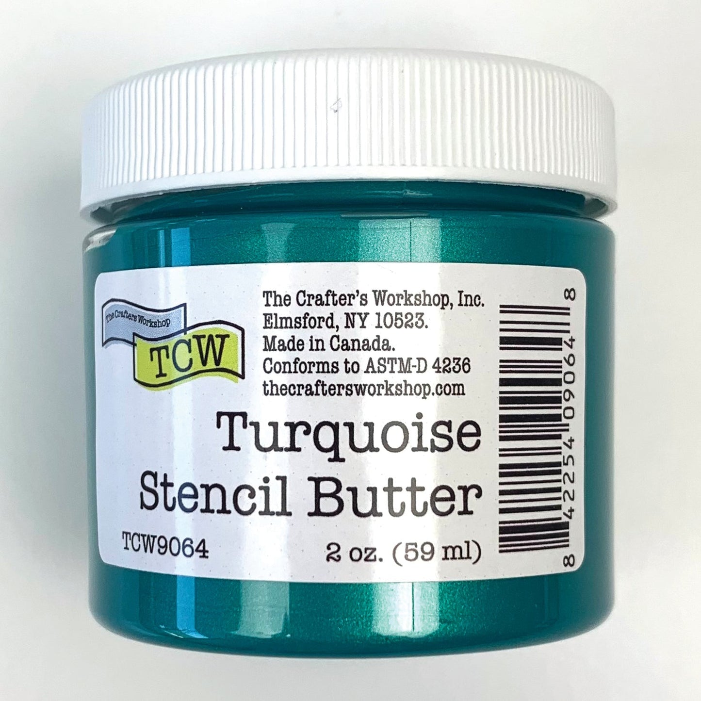 The Crafters Workshop (TCW) Stencil Butter 2 oz - Turquoise