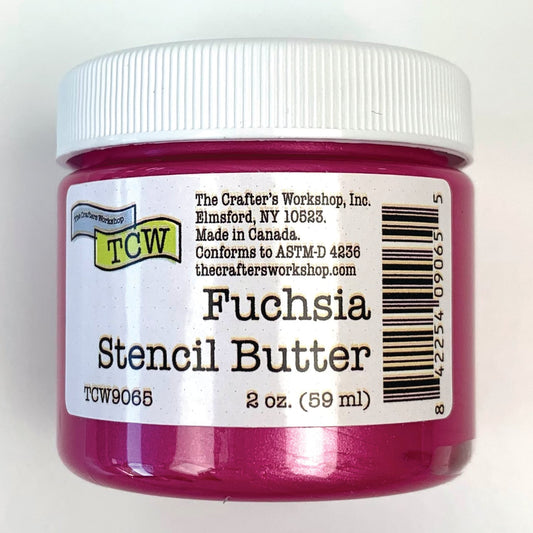 The Crafters Workshop (TCW) Stencil Butter 2 oz - Fuchsia