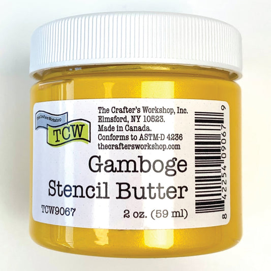 The Crafters Workshop (TCW) Stencil Butter 2 oz - Gamboge