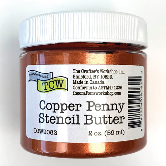 The Crafters Workshop (TCW) Stencil Butter 2 oz - Copper Penny