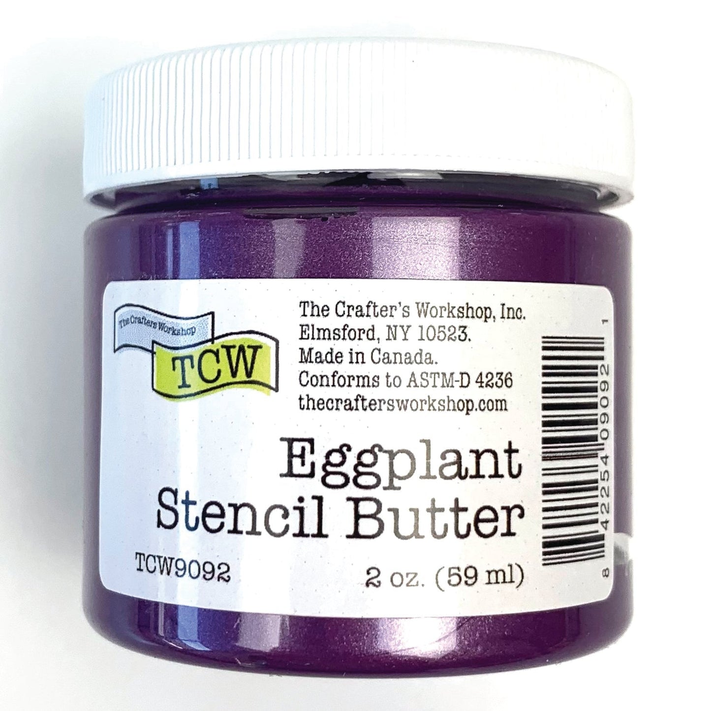 The Crafters Workshop (TCW) Stencil Butter 2 oz - Eggplant
