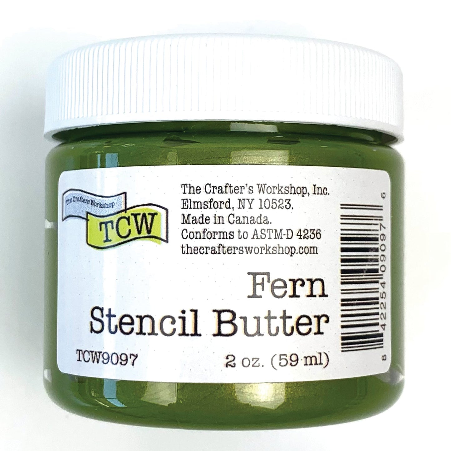 The Crafters Workshop (TCW) Stencil Butter 2 oz - Fern