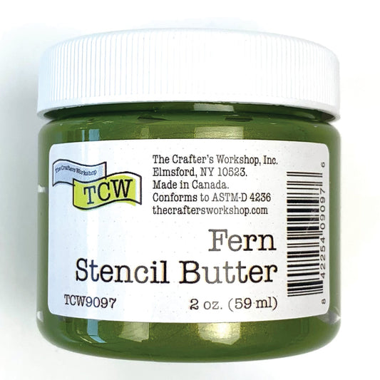 The Crafters Workshop (TCW) Stencil Butter 2 oz - Fern