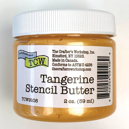 The Crafters Workshop (TCW) Stencil Butter 2 oz - Tangerine