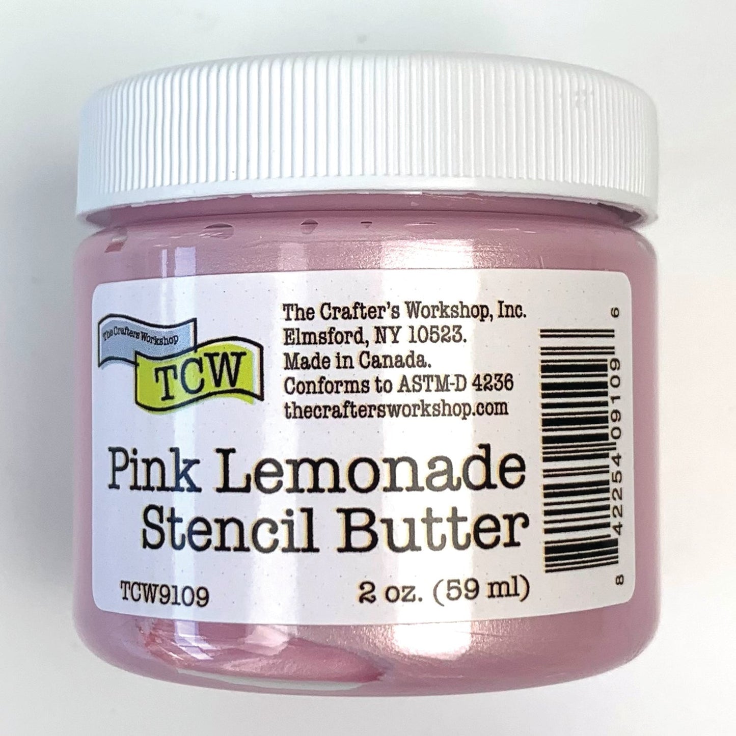 The Crafters Workshop (TCW) Stencil Butter 2 oz - Pink Lemonade