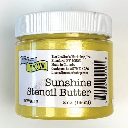 The Crafters Workshop (TCW) Stencil Butter 2 oz - Sunshine