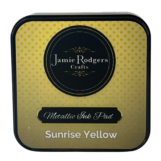 Jamie Rodgers Crafts - Metallic Ink Pads - Sunrise Yellow