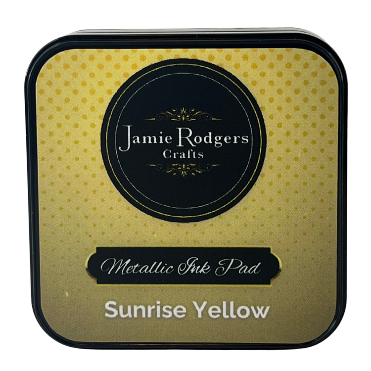 Jamie Rodgers Crafts - Metallic Ink Pads - Sunrise Yellow