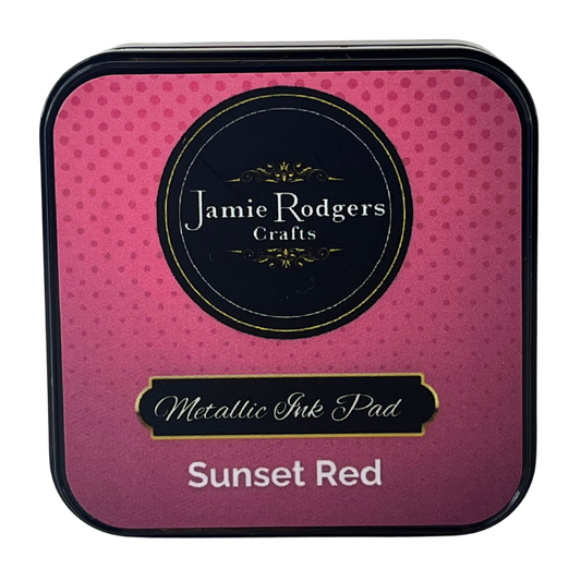 Jamie Rodgers Crafts - Metallic Ink Pads - Sunset Red
