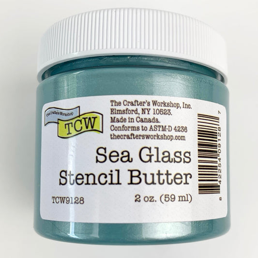The Crafters Workshop (TCW) Stencil Butter 2 oz - Sea Glass