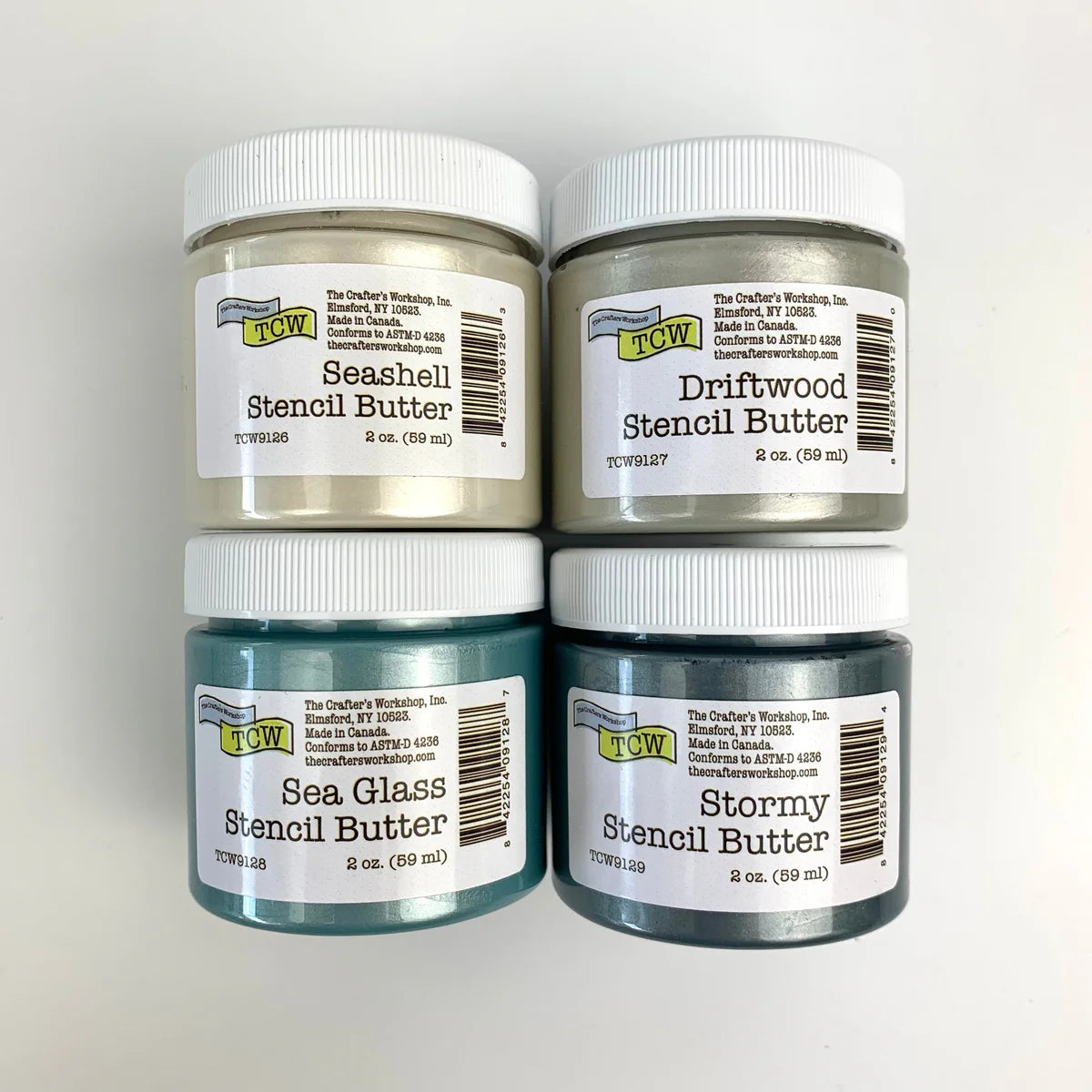 The Crafters Workshop (TCW) Stencil Butter 4-pack Beach House