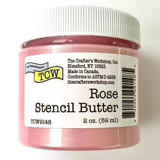 The Crafters Workshop (TCW) Stencil Butter 2 oz - Rose