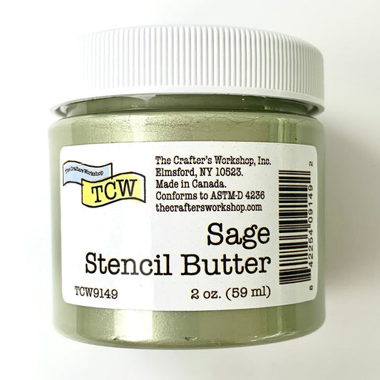 The Crafters Workshop (TCW) Stencil Butter 2 oz - Sage