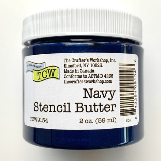 The Crafters Workshop (TCW) Stencil Butter 2 oz - Navy