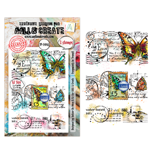 AALL and Create - A7 - Stamp Sets - Fragments in Transit