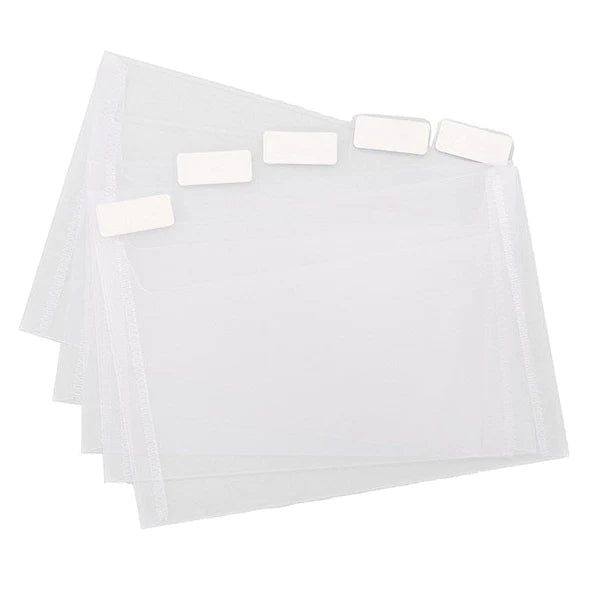 4X6 Tabbed Divider Pockets – 5 Pockets