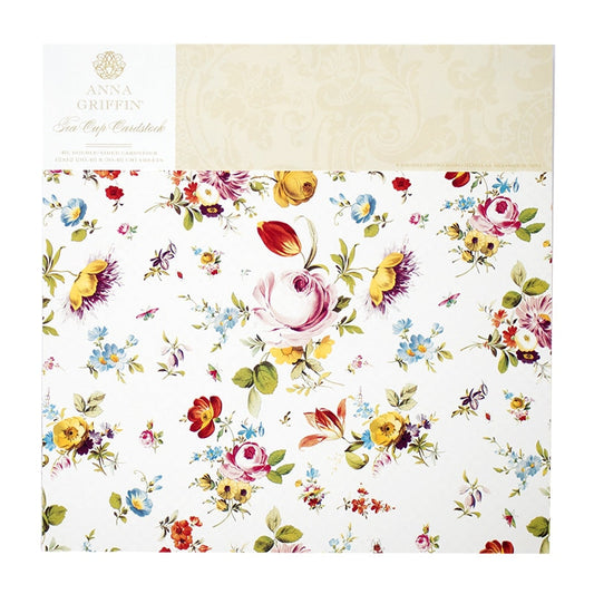 Tea Cup Double Sided 12x12 Card Stock