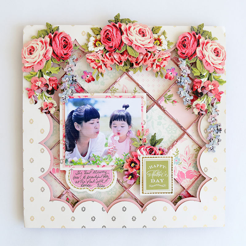 Tea Cup Double Sided 12x12 Card Stock