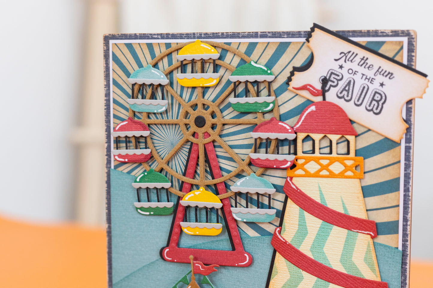 Vintage Carnival Metal Die Set - Ferris Wheel 