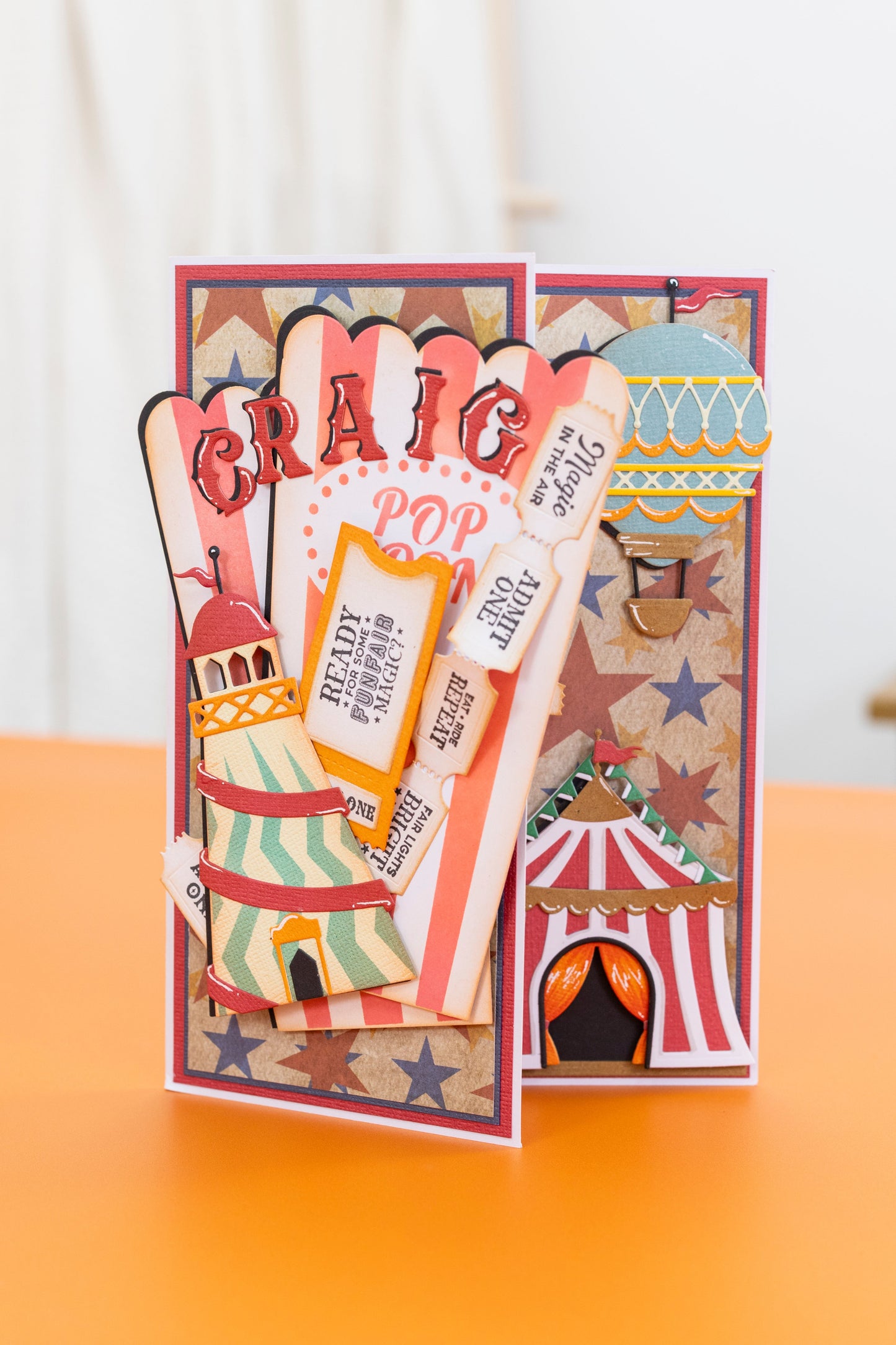 Vintage Carnival Metal Die Set - Vintage Hot Air Balloon