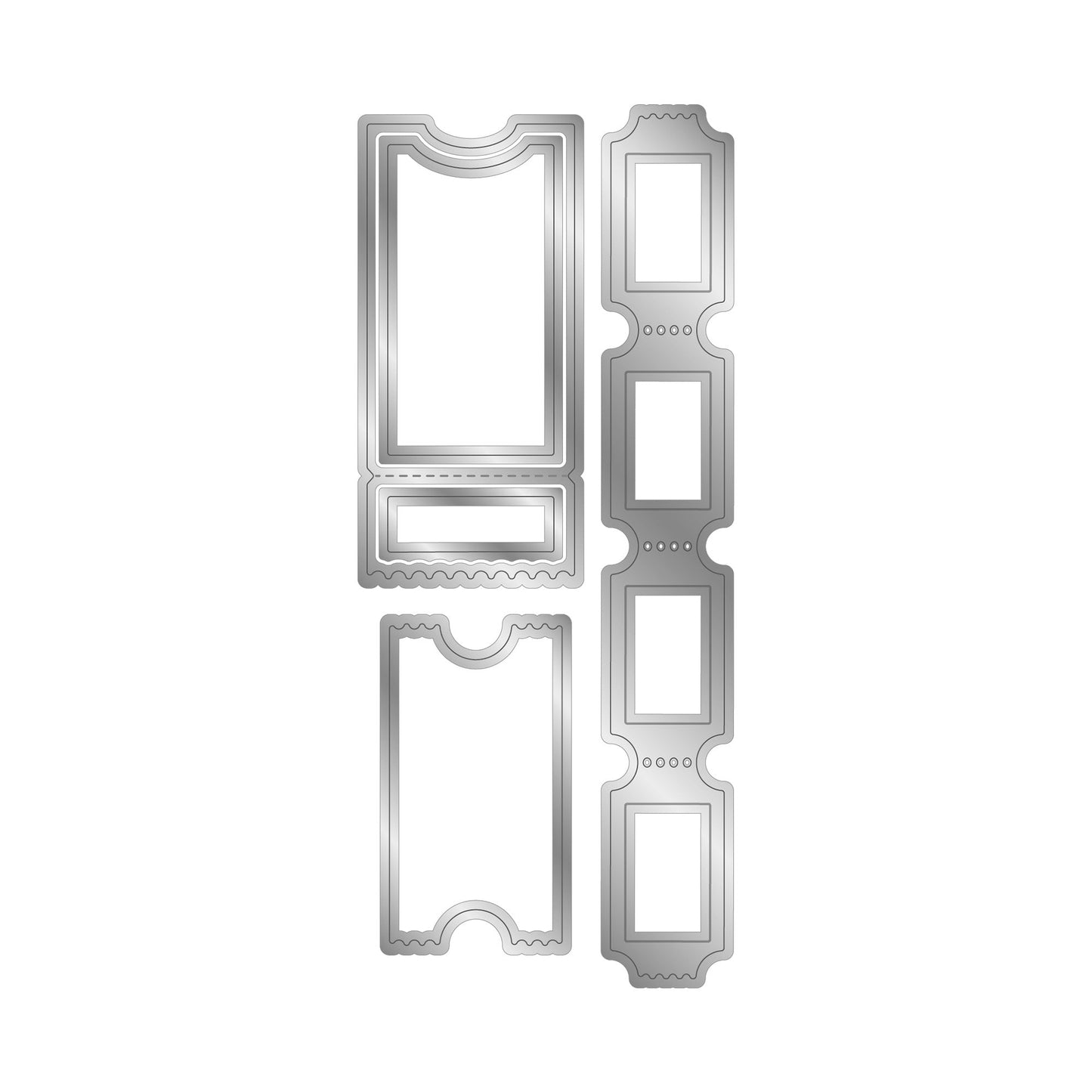 Vintage Carnival Stamp & Die - Ticket Fun