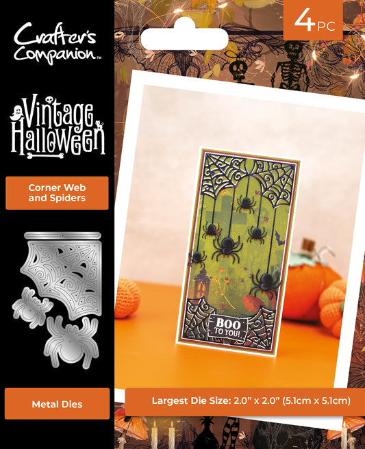 Vintage Halloween Metal Die Edge'able - Swirling Web
