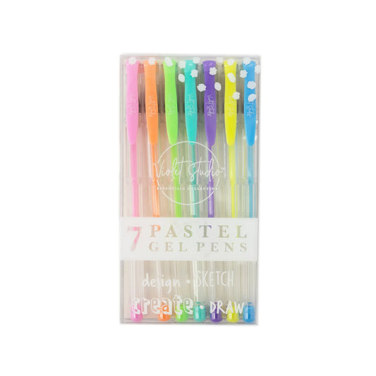 Violet Studio - Gel Pens - Pastels - 7pk - Violet Studios