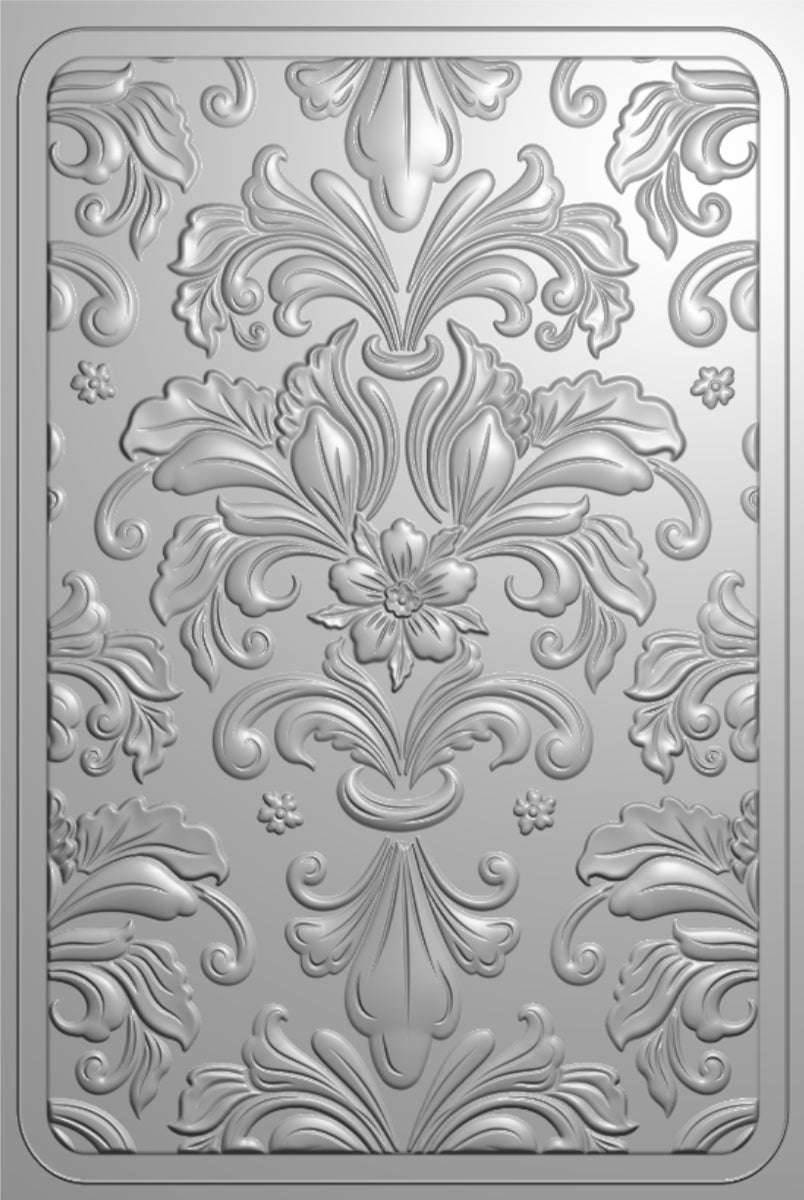 Vintage Vegas 6”x4” 3D Embossing Folder - Reverse Playing Card