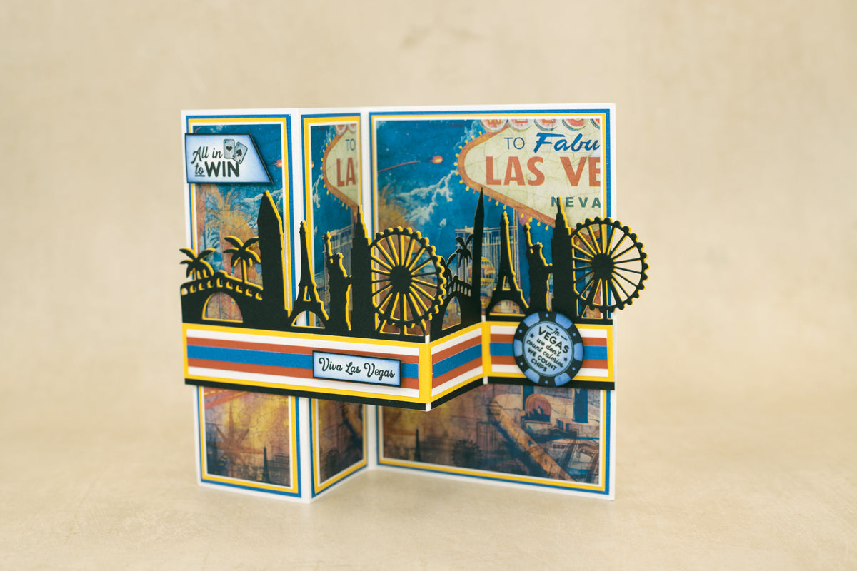 Vintage Vegas Metal Die Edge’able - Vegas Skyline