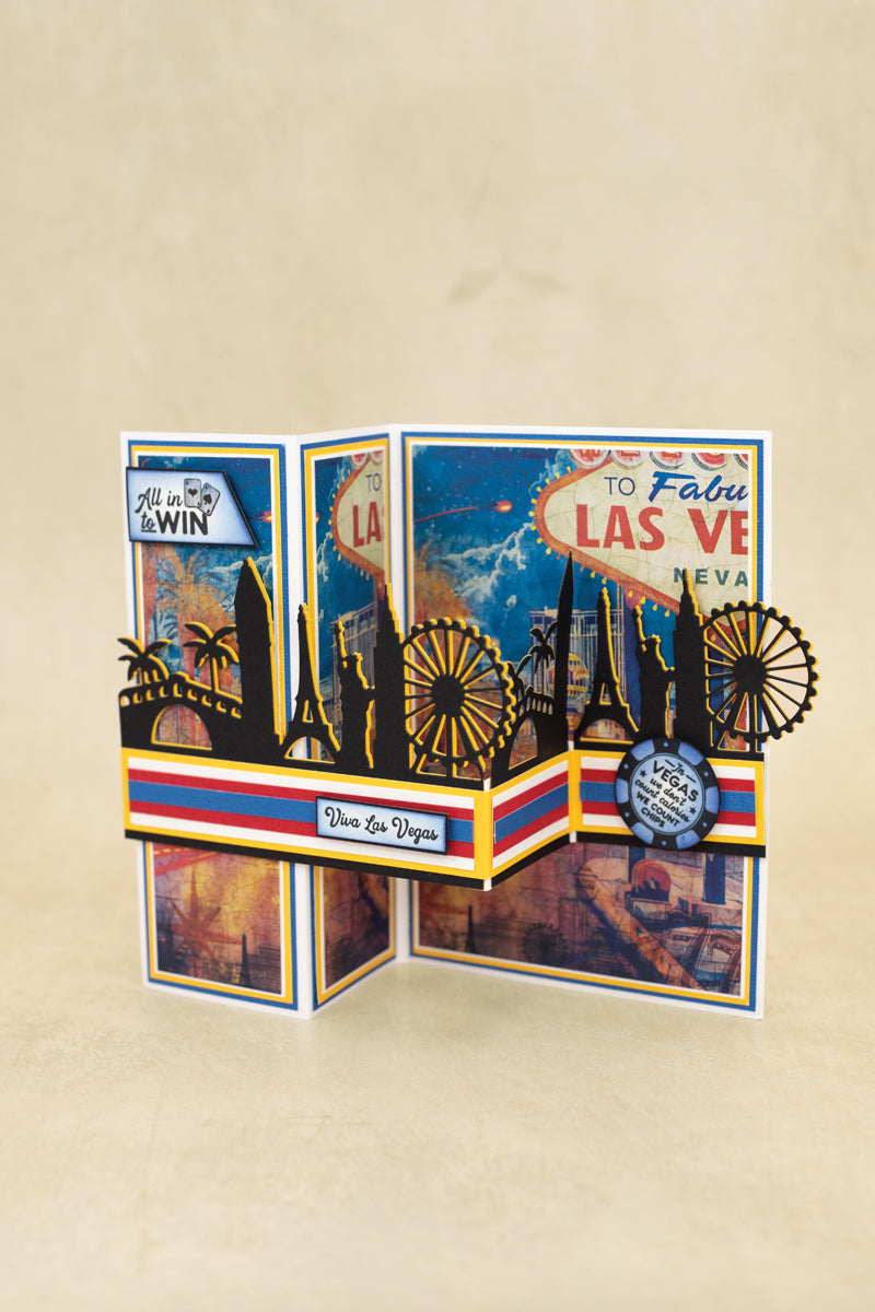 Vintage Vegas Metal Die Edge’able - Vegas Skyline