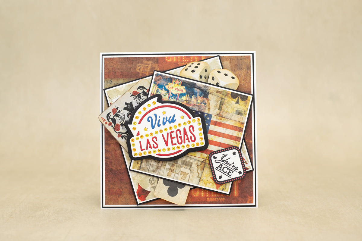 Vintage Vegas Metal Die - Viva Las Vegas