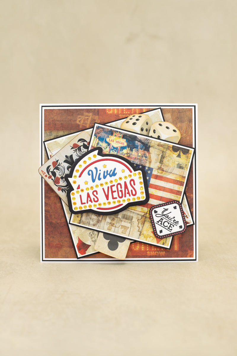 Vintage Vegas Metal Die - Viva Las Vegas