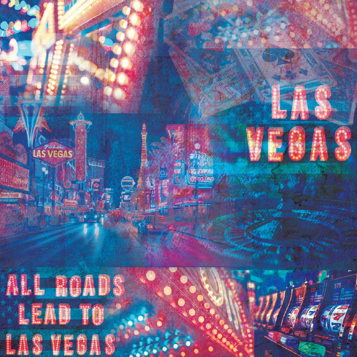 Vintage Vegas 12”x12” Paper Pad