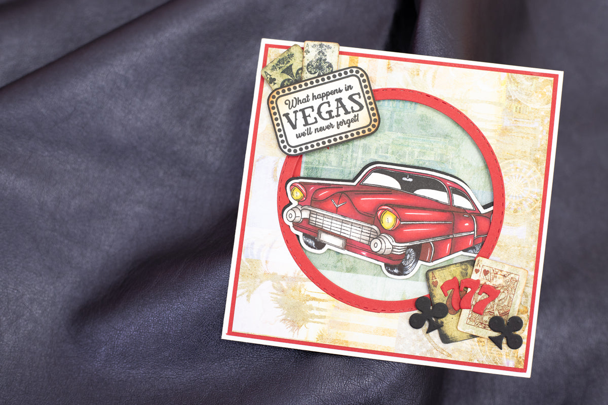 Vintage Vegas Stamp & Die - Cool Cadillac