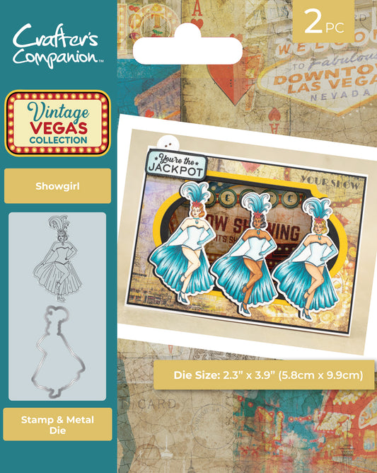 Vintage Vegas Stamp & Die - Showgirl